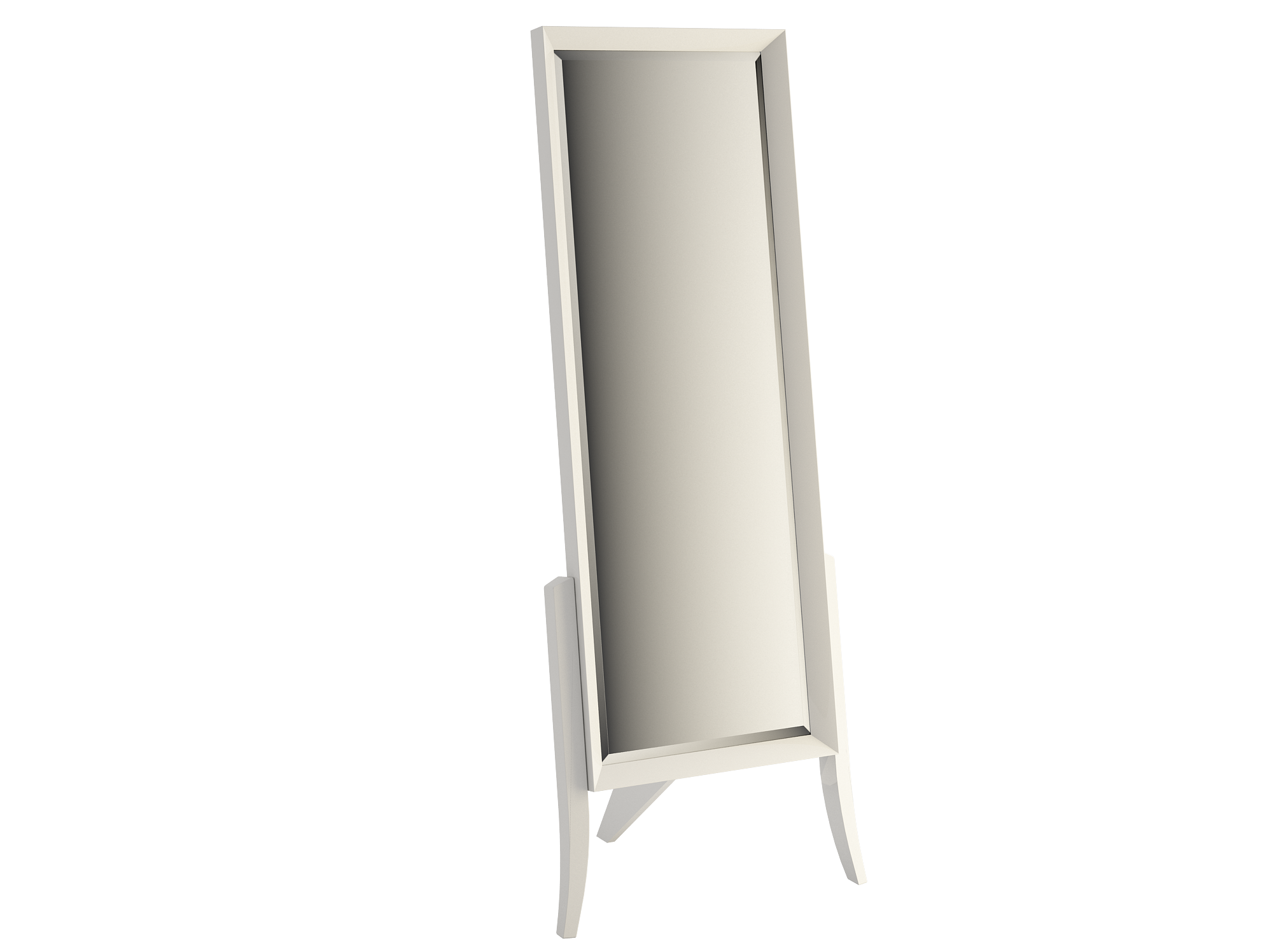Dream enamel Large mirror + stand