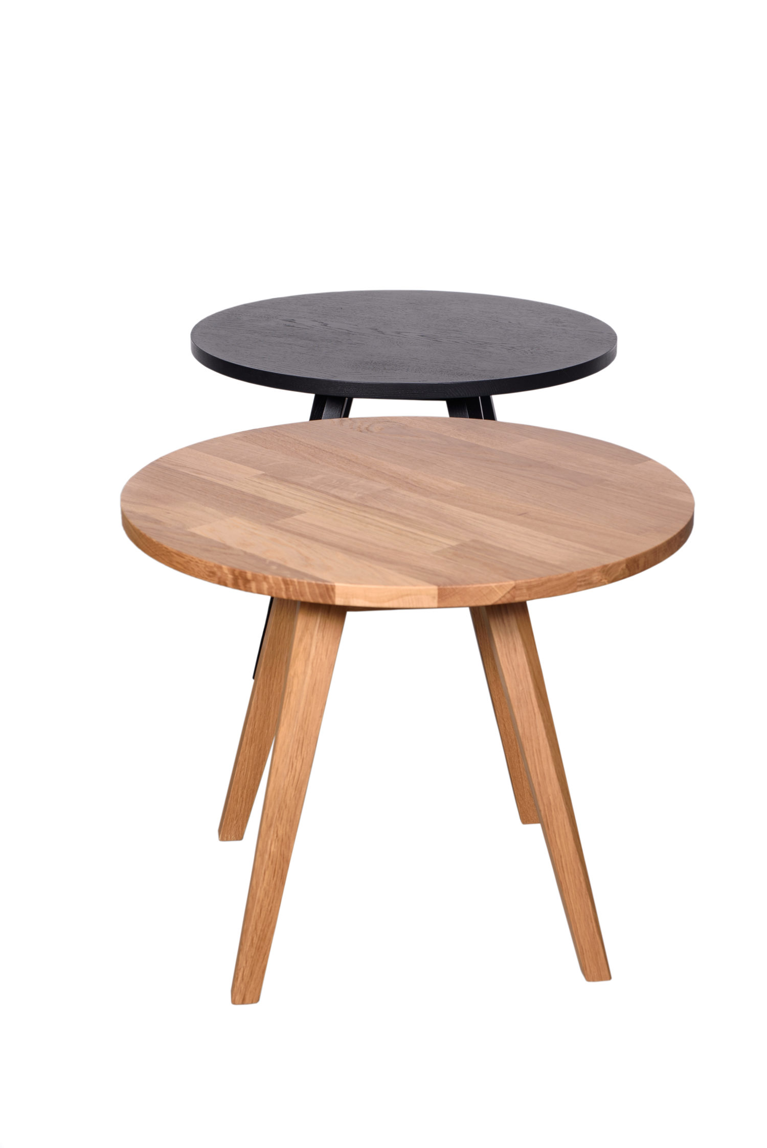 Skey Coffee table A – table top massive oak or enamel